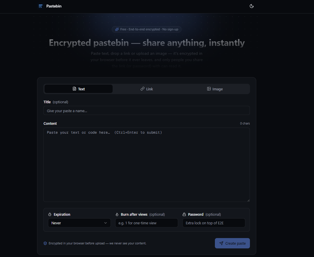 Pastebin website